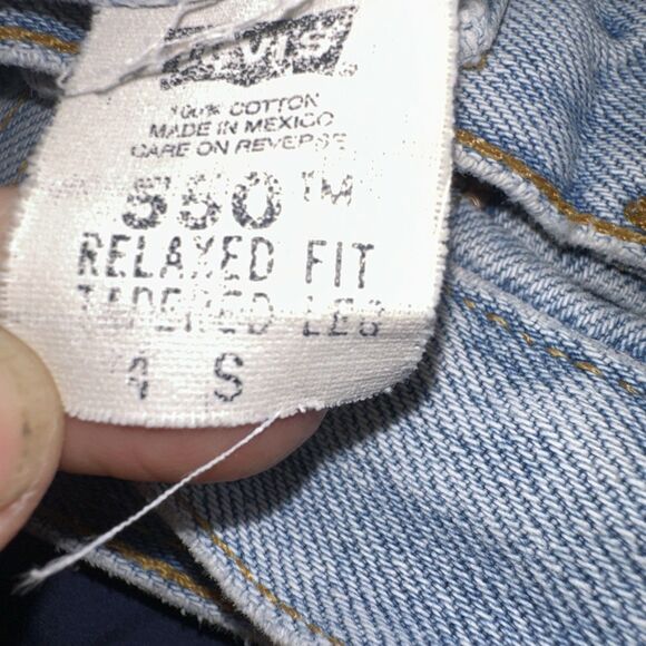 Vintage LEVIS 550 Baggy Women’s Dad Jeans‎ 24 Faded Creased USA Y2K size small - Picture 15 of 16